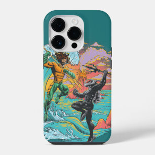 Aquaman & Black Manta Tidal Wave iPhone 14 Pro Case