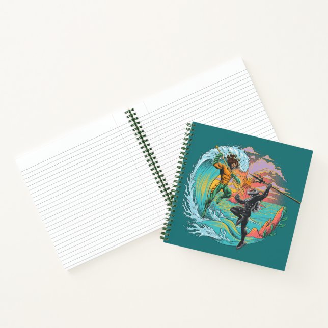 Aquaman & Black Manta Tidal Wave Notebook (Inside)