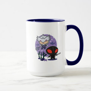 Aquaman   Chibi Orm & Black Manta Undersea Graphic Mug