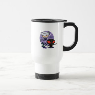 Aquaman   Chibi Orm & Black Manta Undersea Graphic Travel Mug