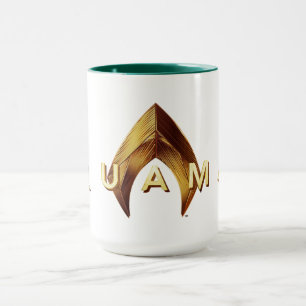 Aquaman Golden Aquaman Logo Mug