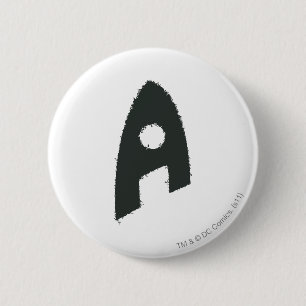 Aquaman Grunge 'A' 6 Cm Round Badge