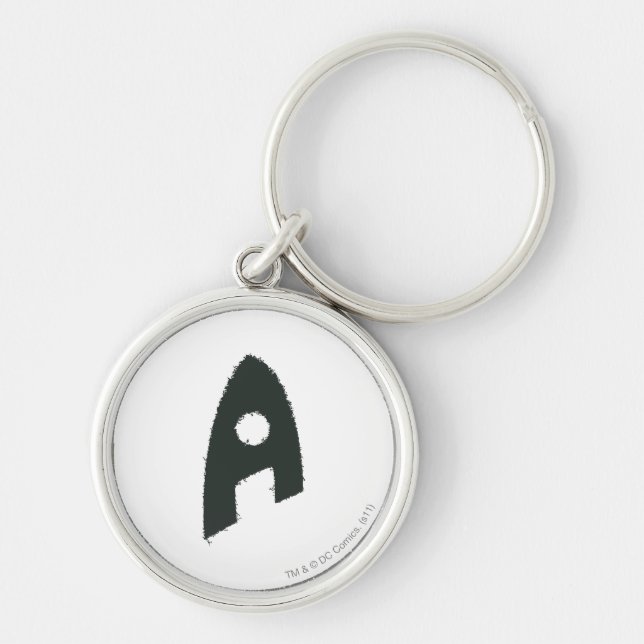 Aquaman Grunge 'A' Key Ring (Front)