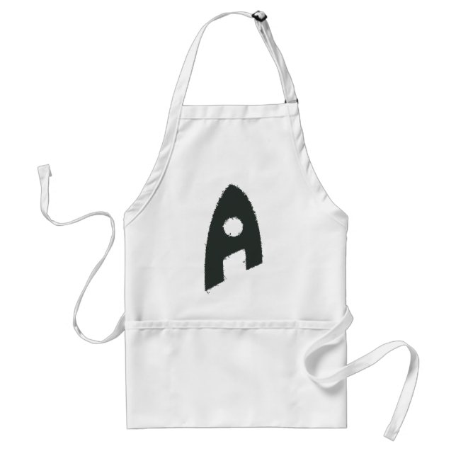 Aquaman Grunge 'A' Standard Apron (Front)