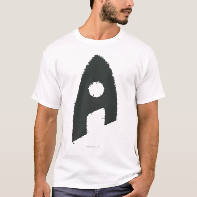 Aquaman Grunge 'A' T-Shirt (Front)