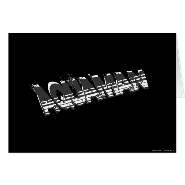 Aquaman Grunge Stripe Logo (Front Horizontal)