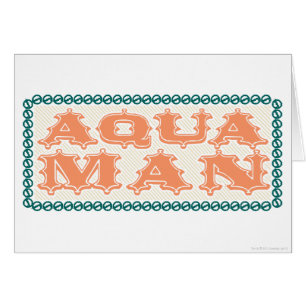 Aquaman It's Showtime! Letters