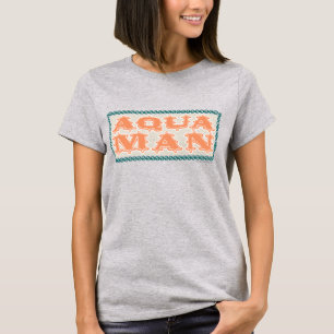 Aquaman It's Showtime! Letters T-Shirt