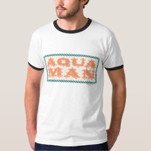 Aquaman It's Showtime! Letters T-Shirt