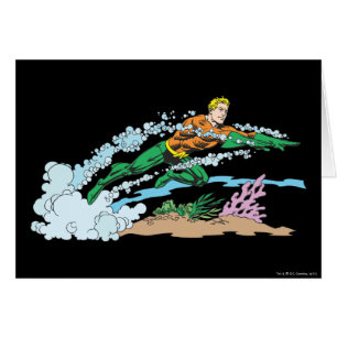 Aquaman Leaps Over Coral