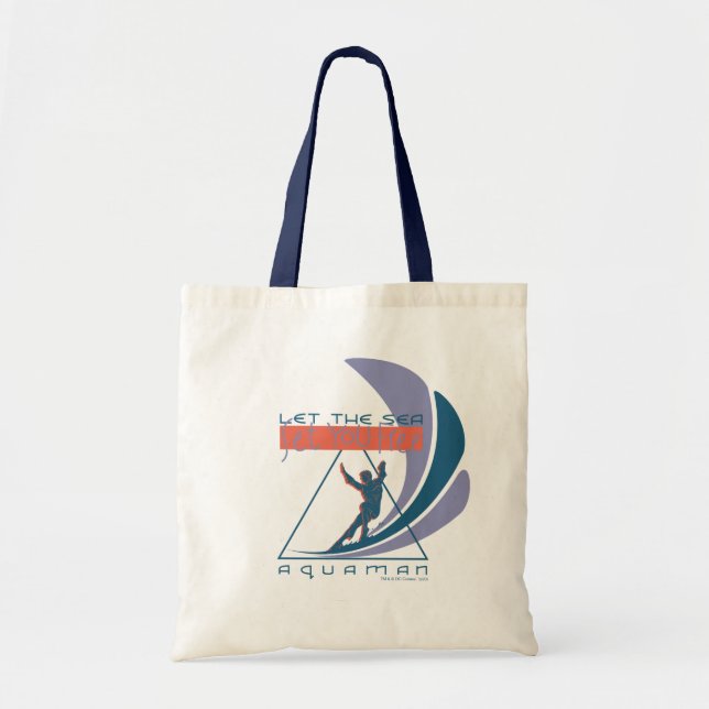 Aquaman | Let The Sea Set You Free Tote Bag (Front)