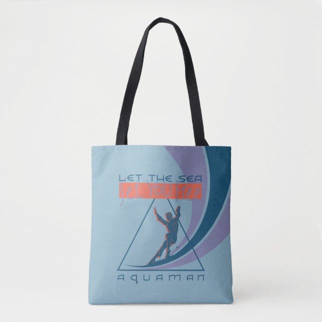 Aquaman | Let The Sea Set You Free Tote Bag (Front)