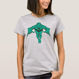 Aquaman Lunging Forward - Teal T-Shirt