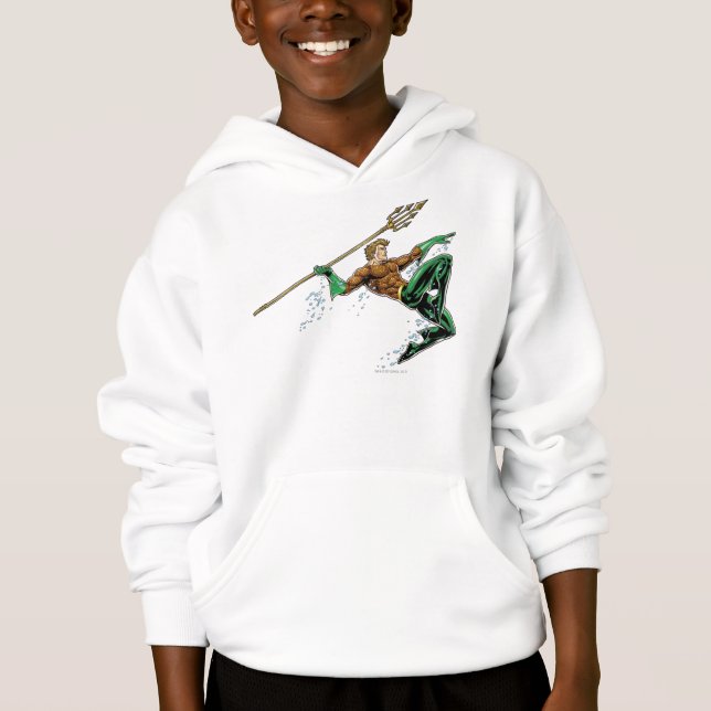 Aquaman Lunging with Spear (Front)