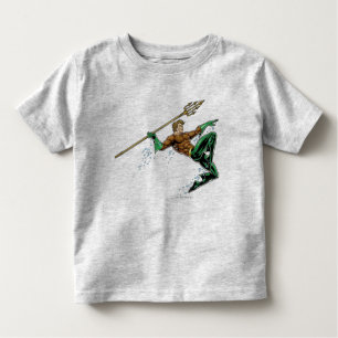 Aquaman Lunging with Spear Toddler T-Shirt