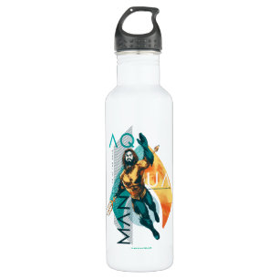 Aquaman Modernist Aquaman Collage 710 Ml Water Bottle