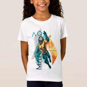 Aquaman Modernist Aquaman Collage T-Shirt