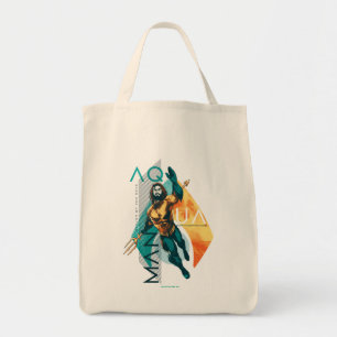 Aquaman Modernist Aquaman Collage Tote Bag
