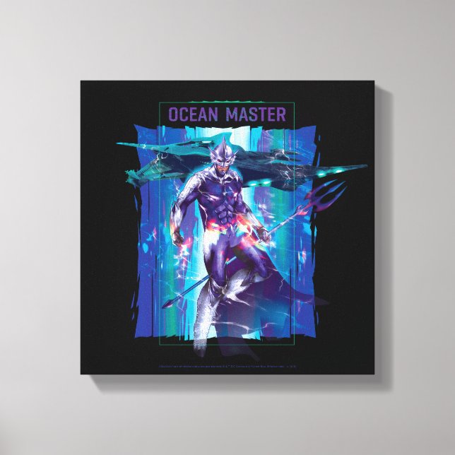 Aquaman | Ocean Master King Orm Refracted Graphic Canvas Print (Front)