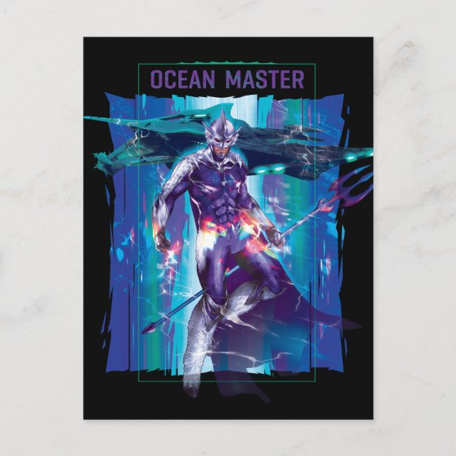 Aquaman | Ocean Master King Orm Refracted Graphic Postcard (Front)