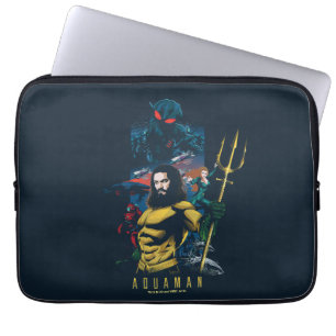 Aquaman Orin, Mera, and Black Manta Graphic Laptop Sleeve