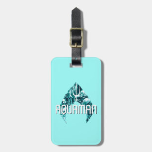 Aquaman Orin, Mera, Orm & Black Manta In Symbol Luggage Tag