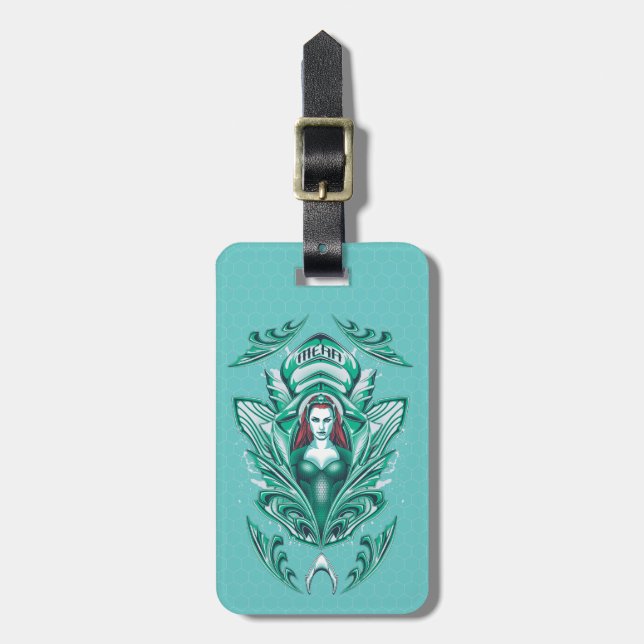 Aquaman | Ornate Mera Graphic Luggage Tag (Front Vertical)