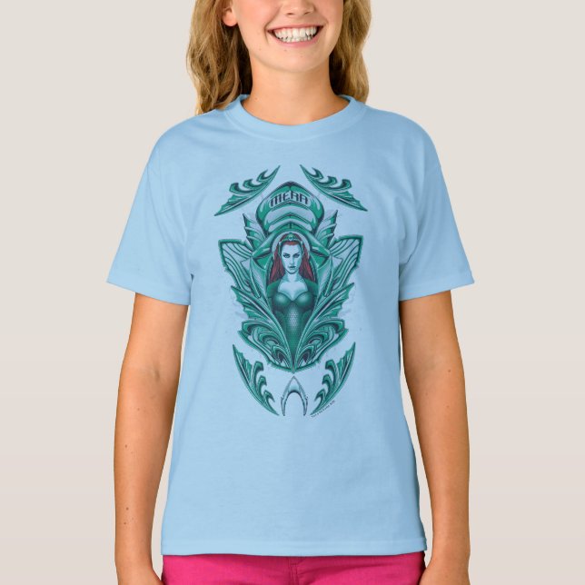 Aquaman | Ornate Mera Graphic T-Shirt (Front)