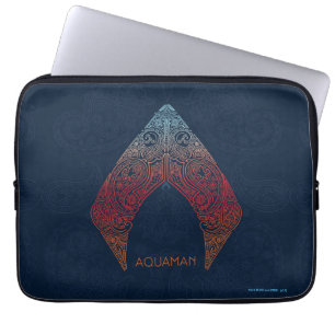 Aquaman Paisley Aquaman Logo Laptop Sleeve