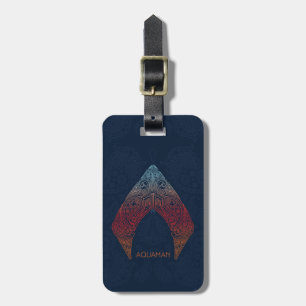 Aquaman Paisley Aquaman Logo Luggage Tag