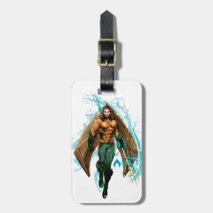 Aquaman Prince Orin With Aquaman Logo Luggage Tag