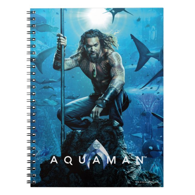 Aquaman | Prince Orin With Aquatic Animals Notebook (Front)