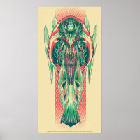 Aquaman | Queen Fisherman Art Nouveau Panel