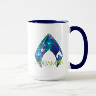 Aquaman Refracted Aquaman Logo Mug