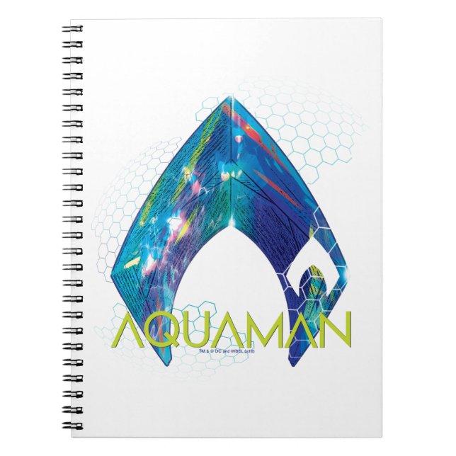Aquaman | Refracted Aquaman Logo Notebook (Front)