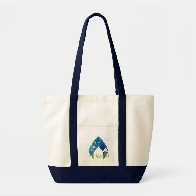 Aquaman | Refracted Aquaman Logo Tote Bag (Front)