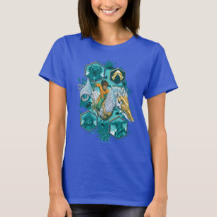 Aquaman Riding Seahorse Across Kingdoms T-Shirt