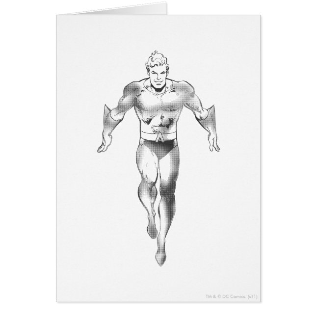 Aquaman Runs BW (Front)