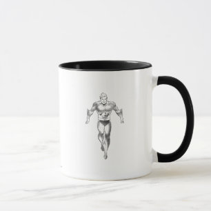 Aquaman Runs BW Mug