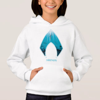 Aquaman | See Through Aquaman Logo Ocean Graphic
