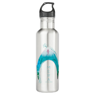 Aquaman See Through Mera Symbol Ocean Graphic 710 Ml Water Bottle