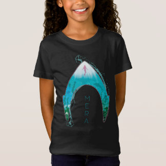 Aquaman | See Through Mera Symbol Ocean Graphic T-Shirt