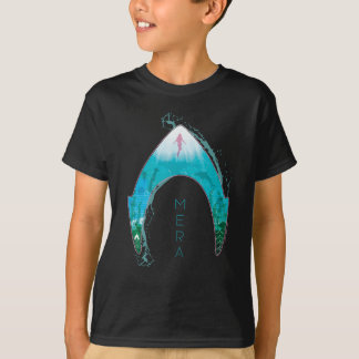 Aquaman | See Through Mera Symbol Ocean Graphic T-Shirt
