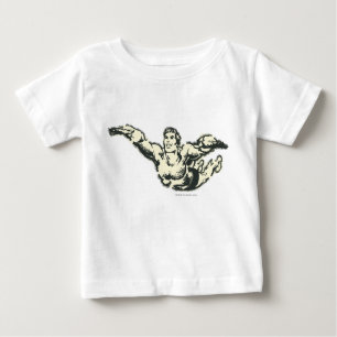 Aquaman Soars BW Baby T-Shirt
