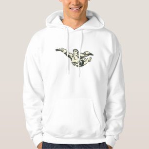 Aquaman Soars BW Hoodie