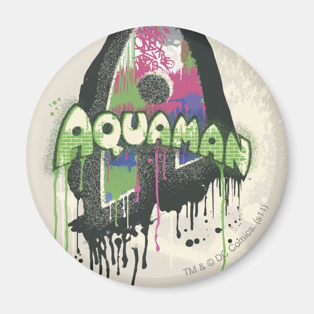Aquaman - Twisted Innocence Letter Magnet (Front)
