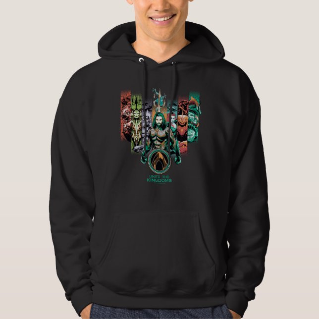 Aquaman | "Unite The Kingdoms" Atlanteans Graphic Hoodie (Front)