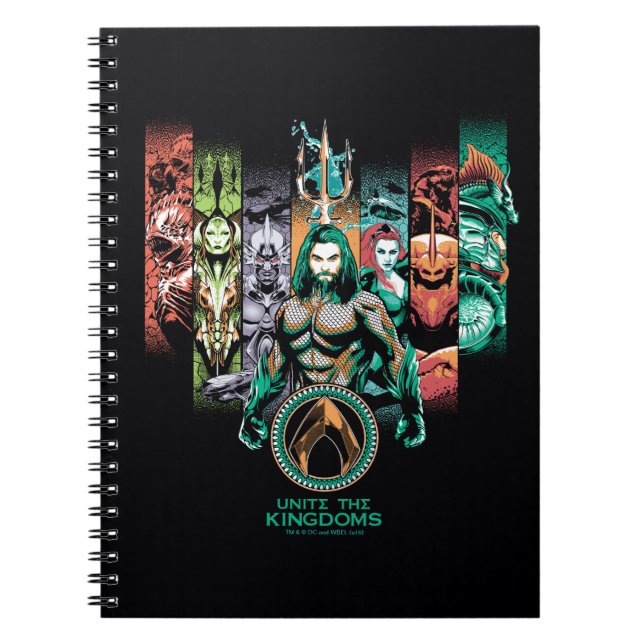 Aquaman | "Unite The Kingdoms" Atlanteans Graphic Notebook (Front)