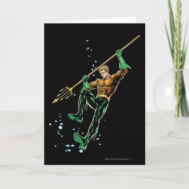 Aquaman with Spear Card (Front)