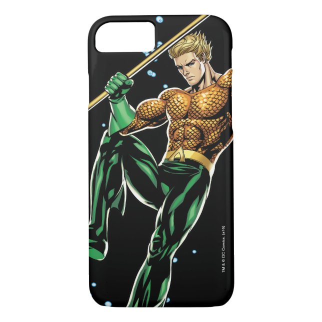 Aquaman with Spear Case-Mate iPhone Case (Back)